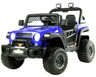 Pojazdy elektryczne dla dzieci - Auto na akumulator dla dzieci 4x4 skóra EVA pilot CAR-JM-8-NIEBIESKI - miniaturka - grafika 1