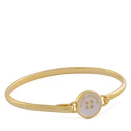 Bransoletki - Bransoletka Marc Jacobs The Button Hinge Bracelet 2R4JBR001J34 Złoty - miniaturka - grafika 1