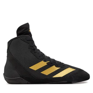 Buty bokserskie adidas Adizero Wrestling IE3207 Czarny - Kimona, stroje i obuwie - miniaturka - grafika 1