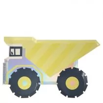 Meri Meri Talerzyki Na budowie - Dekoracje i nakrycia stołu na imprezę - miniaturka - grafika 1