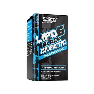 Nutrex Lipo 6 Black Diuretic 120 kaps. - Spalacze tłuszczu - miniaturka - grafika 1