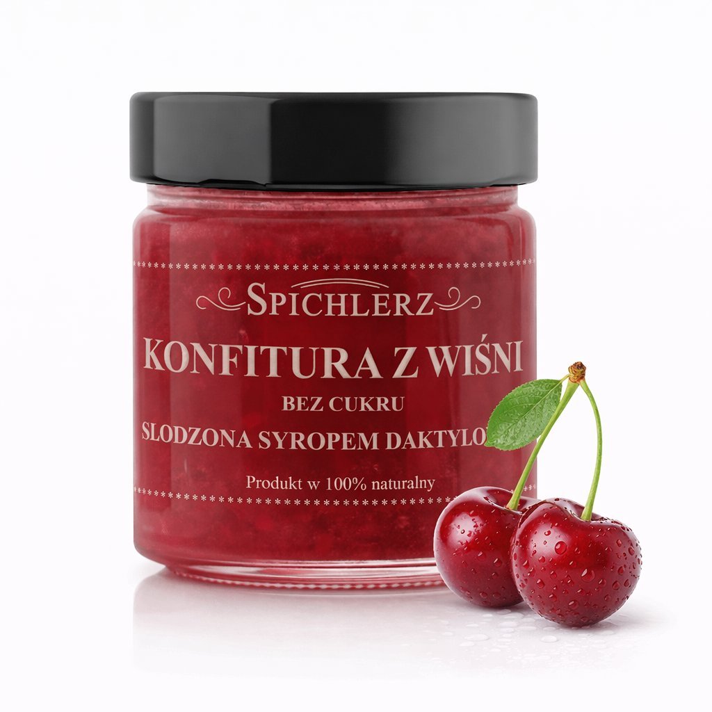 Bez cukru Konfitura z wiśni 100g