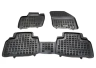 Dywaniki samochodowe - REZAW PLAST Dywaniki gumowe czarne PLAST 200626, 3 szt, Ford Edge od 2016 PLAST 200626 - miniaturka - grafika 1