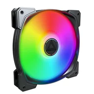 Wentylatory komputerowe - Montech HP140 ARGB PWM Obudowa komputera Wentylator 14 cm Czarny 1 szt. HP140 PWM BLACK - miniaturka - grafika 1