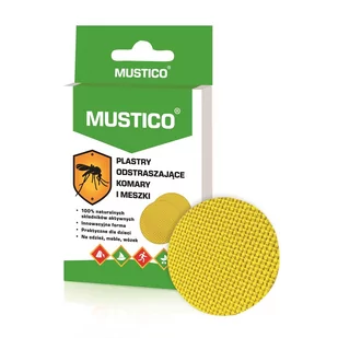 Biovena Health Mustico - plastry odstraszające komary i meszki (12 szt.) - Zwalczanie i odstraszanie szkodników - miniaturka - grafika 1
