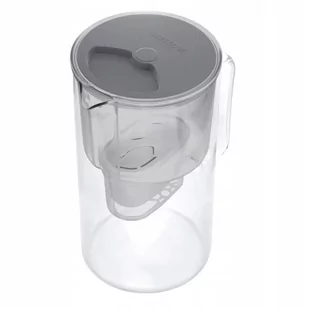 Wessper AquaMax Crystalline 2,5L Szary szklany dzbanek filtrujący z 3 wkładami - Dzbanki filtrujące - miniaturka - grafika 4