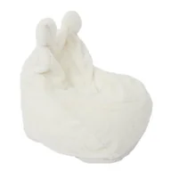 Komplety wypoczynkowe - Pufa/siedzisko Lievre białe - miniaturka - grafika 1