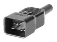 Kable komputerowe i do monitorów - Kabel zasilający MicroConnect C20 Connector Black C20PLUG - miniaturka - grafika 1