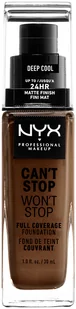 NYX Professional Makeup Professional Makeup - CAN'T STOP WON'T STOP - FULL COVERAGE FOUNDATION - Podkład do twarzy - DEEP COOL NYXSSDCO - Podkłady do twarzy - miniaturka - grafika 2