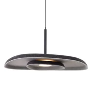 Lampy sufitowe - Lampa zwieszana Deux P0560 Maxlight LED 5W 3000K nieregularna czarna szara - miniaturka - grafika 1