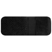 Ręczniki - Ręcznik EUROFIRANY Jessi (06) 90 x 150 cm Czarny - miniaturka - grafika 1