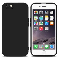 Etui i futerały do telefonów - Pokrowiec Etui Do Apple iPhone 6 / 6S w FLUID CZERŃ TPU Silikonowe Obudowa Ochronny Case Cover Cadorabo - miniaturka - grafika 1
