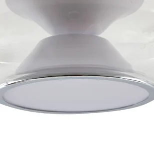 Lampa sufitowa LED Orasa Lucande, szkło, biały/przezroczysty, Ø 43 cm - Lampy sufitowe - miniaturka - grafika 3