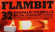 Flambit Podpałka w kostce do grilla, pieców i kominków (32 sztuki)