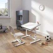Biurka - Zestaw biurko i krzesło dla dziecka SPE-X121WG - miniaturka - grafika 1