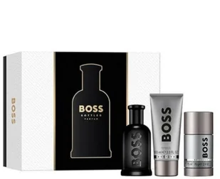 Hugo Boss Bottled Parfum 100ml+100ml żel do kąpieli+75g sztyft - Zestawy kosmetyków męskich - miniaturka - grafika 1