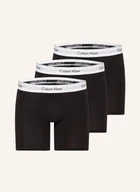 Majtki damskie - Calvin Klein Bokserki Icon Cotton Stretch, 3 Szt. schwarz - miniaturka - grafika 1