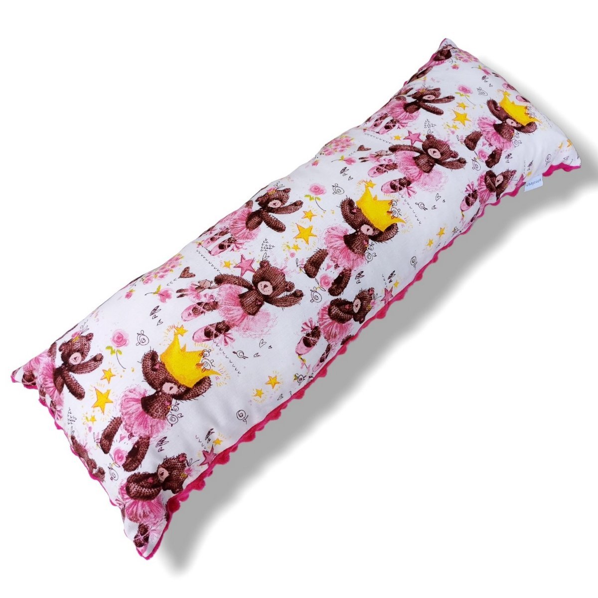 Poduszka miś baletnica długa poduszka wałek zagłówek ochraniacz misie