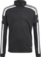 Bluzy damskie - Adidas Bluza dla dzieci adidas Squadra 21 Training Top Youth czarna GK9561 : Rozmiar - 116cm - miniaturka - grafika 1