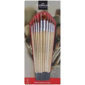 Pędzle - Pędzle Malarskie Okrągłe 12 Sztuk Zestaw Pędzli - miniaturka - grafika 1