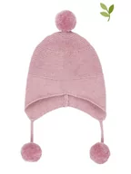 Czapeczki dla niemowląt - Sense Organics Czapka w kolorze różowym - miniaturka - grafika 1