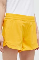 Spodenki damskie - Marmot szorty outdoorowe Elda kolor pomarańczowy gładkie medium waist - miniaturka - grafika 1