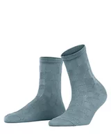 Skarpetki damskie - FALKE Kobiety Krótkie skarpety Purity W SSO Wiskoza z wzorem 1 Para, Niebieski (Powder Blue 6248), 35-38 - miniaturka - grafika 1