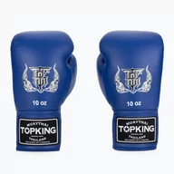 Rękawice bokserskie - Rękawice bokserskie Top King Muay Thai Pro blue - miniaturka - grafika 1