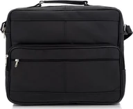 Teczki i aktówki - Belveder Czarna Torba do Pracy Męska Skórzana Nord71 - miniaturka - grafika 1