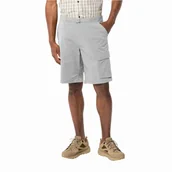 Spodenki męskie - Krótkie spodenki męskie Jack Wolfskin WANDERTHIRST SHORTS M cool grey - 46 - miniaturka - grafika 1