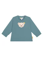 Kaftaniki dla niemowląt - Steiff Koszulka w kolorze turkusowym - miniaturka - grafika 1