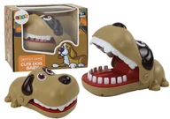 Zabawki zręcznościowe - Gra Zręcznościowa Piesek Dentysta Brązowy LEAN Toys - miniaturka - grafika 1