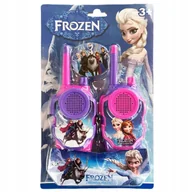 Zabawki interaktywne dla dzieci - WALKIE TALKIE 2x KRÓTKOFALÓWKA KRAINA LODU ZESTAW ELSA ANNA SŁUCHAWKI - miniaturka - grafika 1
