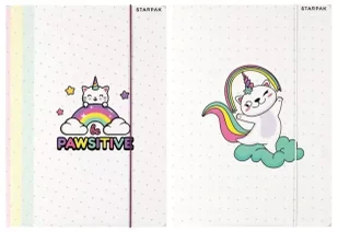 Teczka zgumką A4 Catcorn - STARPAK - Teczki i skoroszyty - miniaturka - grafika 1