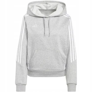 Bluza damska adidas Tiro 24 Hooded szara IR7509 2XL - Bluzy damskie - miniaturka - grafika 1
