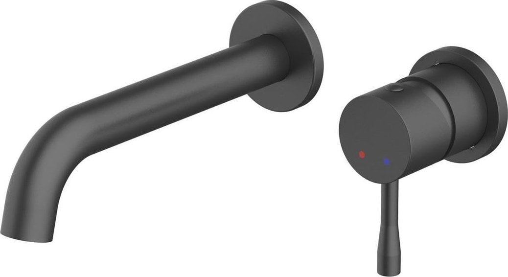 Bateria umywalkowa Hagendsen&Smith Pind podtynkowa 172 Czarny mat