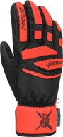 Rękawice narciarskie - Reusch Rękawice Reusch Worldcup Warrior Prime R-TEX XT Junior Black Fluo Red 2023 - miniaturka - grafika 1