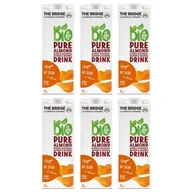 Napoje roślinne - The Bridge Napój migdałowy 6% bez dodatku cukru, bez glutenu Zestaw 6 x 1 L Bio - żywność - miniaturka - grafika 1