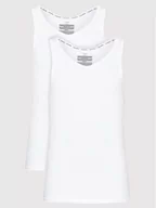Koszulki męskie - Calvin Klein Underwear Komplet 2 tank topów 000NB1099A Biały Slim Fit - miniaturka - grafika 1