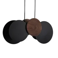 Lampy sufitowe - Lampa wisząca nad stół Tola 40892 Sigma monety brązowa czarna - miniaturka - grafika 1