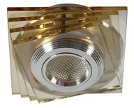 Oprawy, klosze i abażury - Candellux SS-32 LED 3W Oprawa stropowa szklana bursztynowa 2228747 - miniaturka - grafika 1