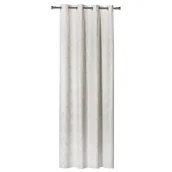 Zasłony - Zasłona z kółkami DUBAI 140 x 260 cm ecru - miniaturka - grafika 1