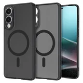 Etui i futerały do telefonów - Spigen Ultra Hybrid Mag MagSafe - Etui do Samsung Galaxy S25 Edge (Frost Black) - miniaturka - grafika 1