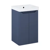 Szafki łazienkowe - Zestaw szafka z umywalką 40.8x35.3 Moss niebieski mat - miniaturka - grafika 1
