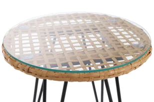 Meble ogrodowe technorattanowe Loreto Beige / Grey - Meble ogrodowe - miniaturka - grafika 7