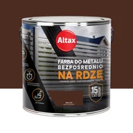 Farby do metalu - Farba do metalu na rdzę 2.5 l brąz mat Altax - miniaturka - grafika 1