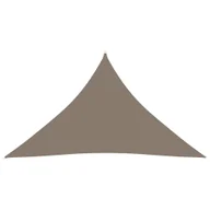Parasole ogrodowe - vidaXL Trójkątny żagiel ogrodowy, tkanina Oxford, 2,5x2,5x3,5 m, taupe 135444 - miniaturka - grafika 1