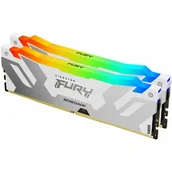 Pamięci RAM - Kingston FURY 64GB (2x32GB) 6000MHz CL32 FURY Renegade RGB White XMP - miniaturka - grafika 1