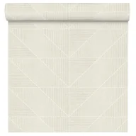 Tapety - Tapeta beżowo-szara z perłowym połyskiem winylowa na flizelinie - miniaturka - grafika 1