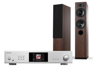 Rotel S14 (srebrny) + Tesi 5 (mokka) - Zestawy stereo - miniaturka - grafika 1